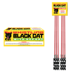 BC BLACK CAT WHISTLING Bottle Rocket